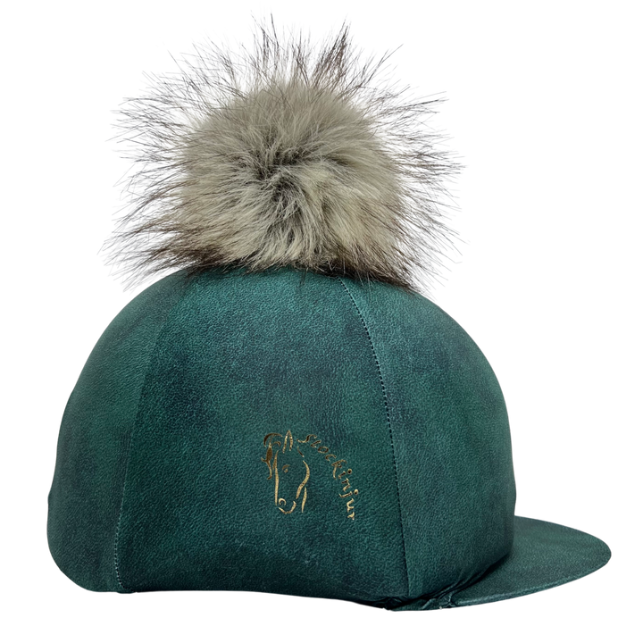 Spruce Faux Leather Hat Silk