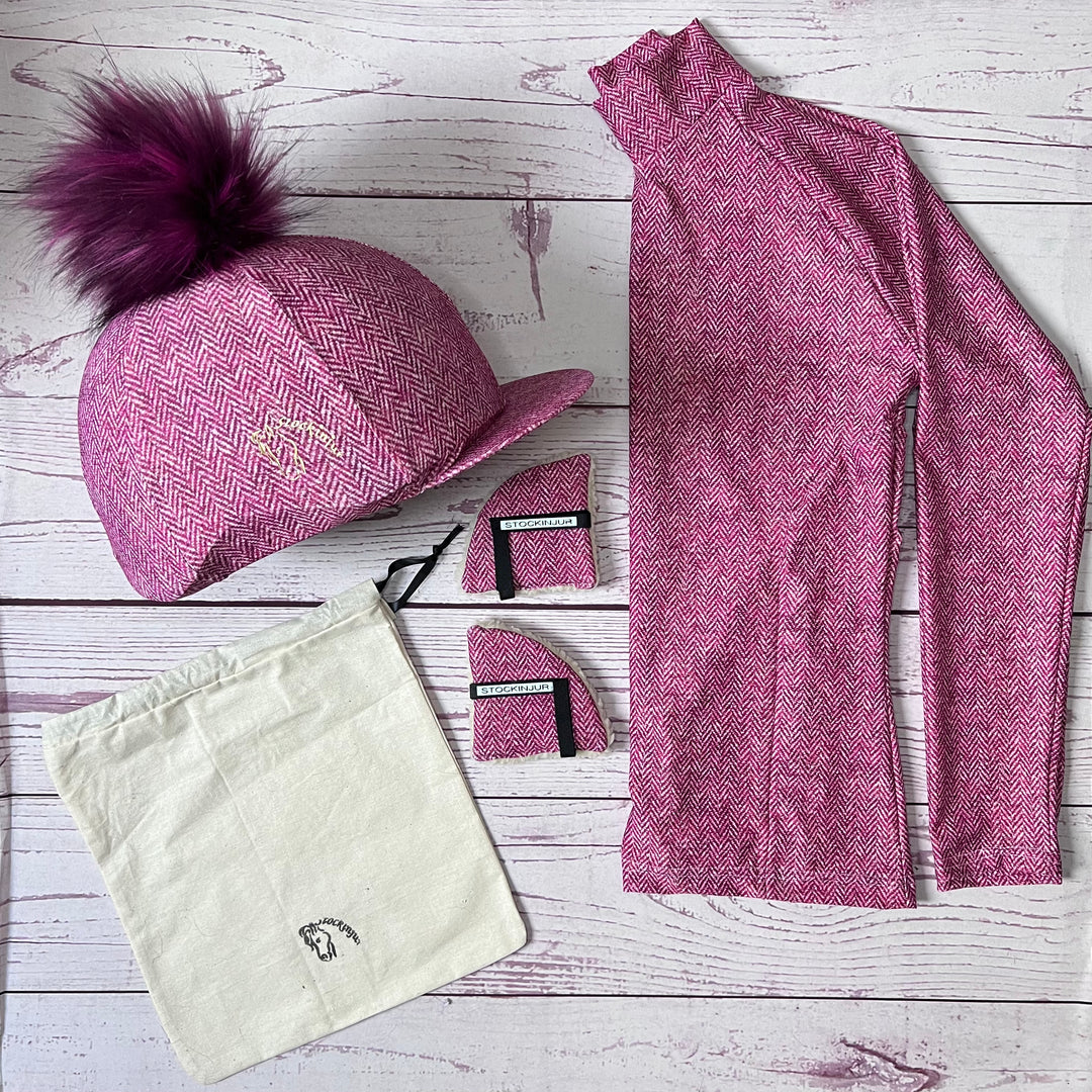 Pink Tweed Gift Set