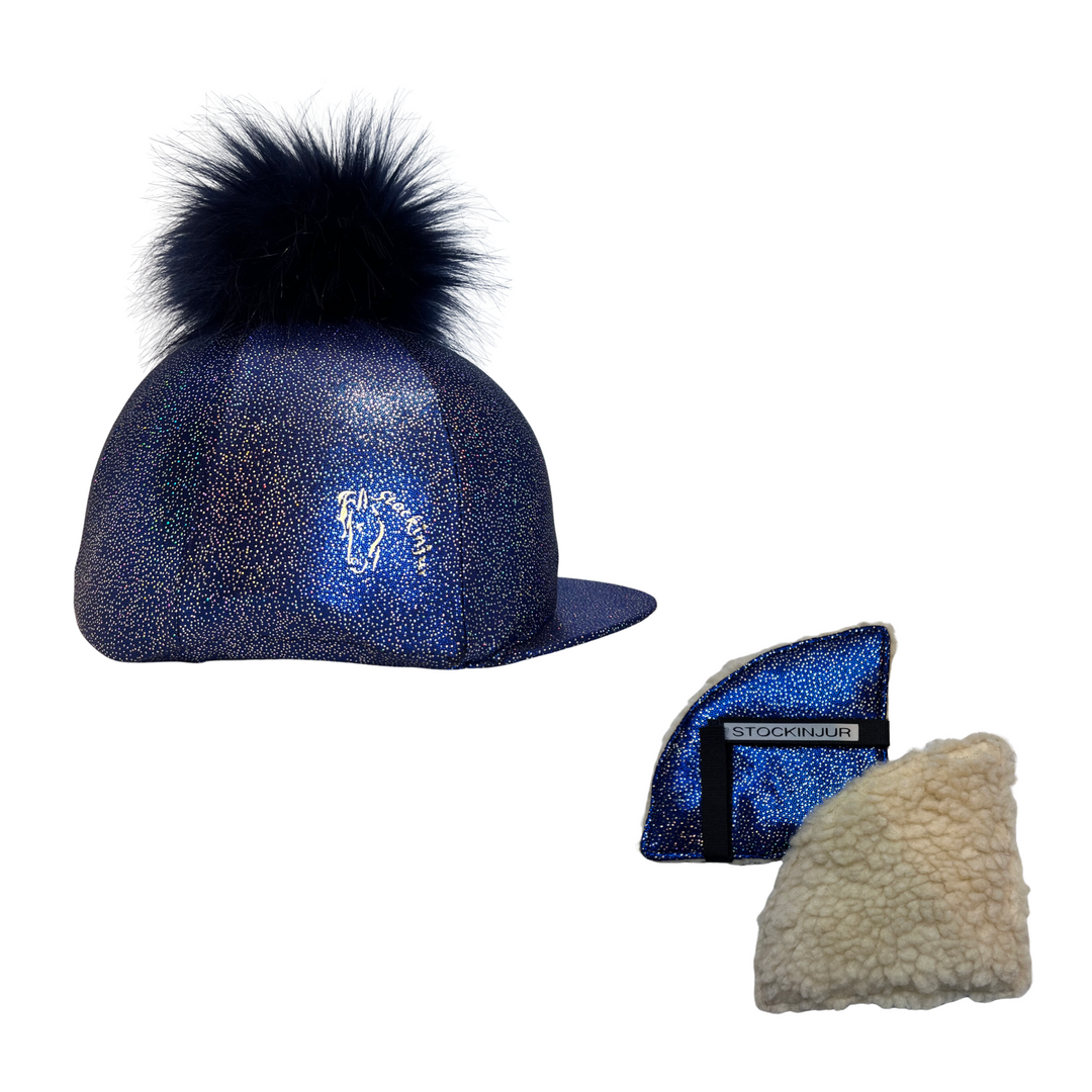 Midnight Stargazer Hat Silk & Ear Warmer Gift Set