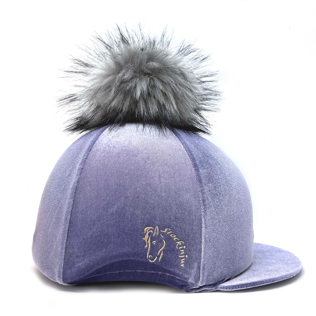 Lilac Velvet Hat Cover