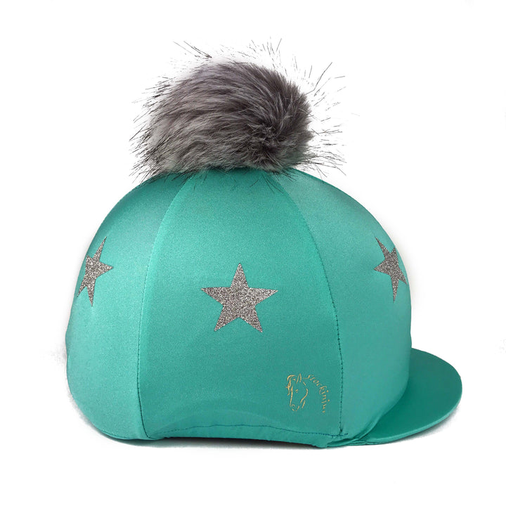 Mint Lycra with Silver Stars