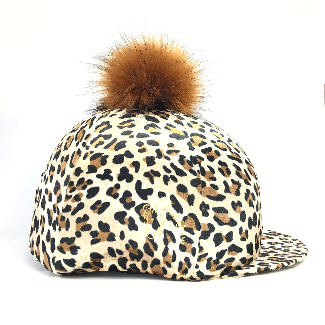 Cheetah Velvet Hat Silk