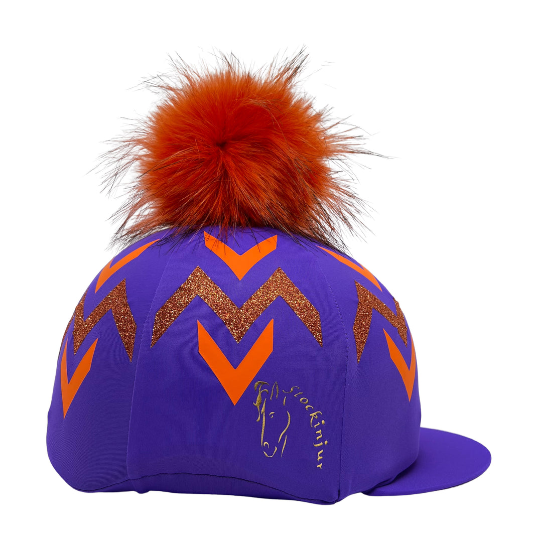 Purple/Orange Elevation Hat Silk