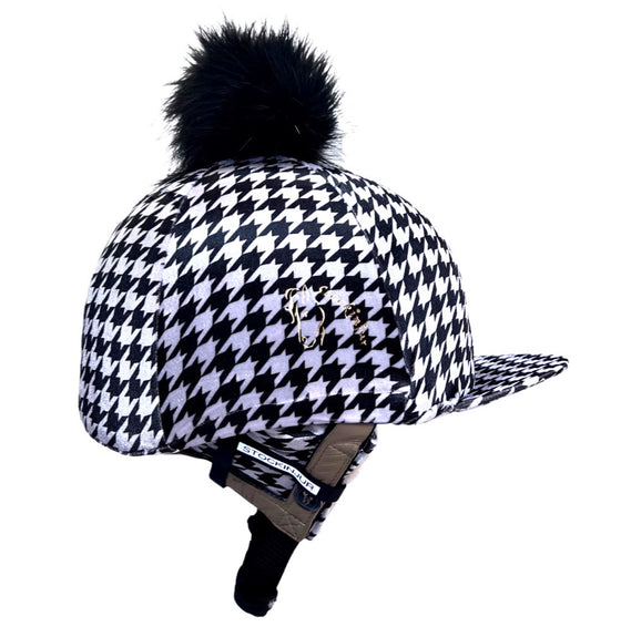 Large Houndstooth Ear Warmers
