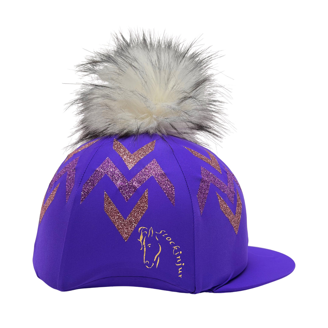 Purple/Rose Gold Elevation Hat Silk