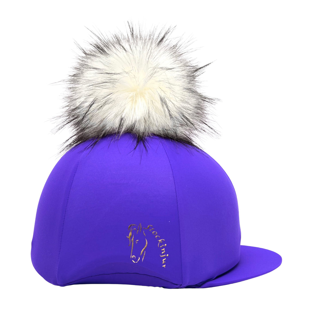 Purple Lycra Hat Silk