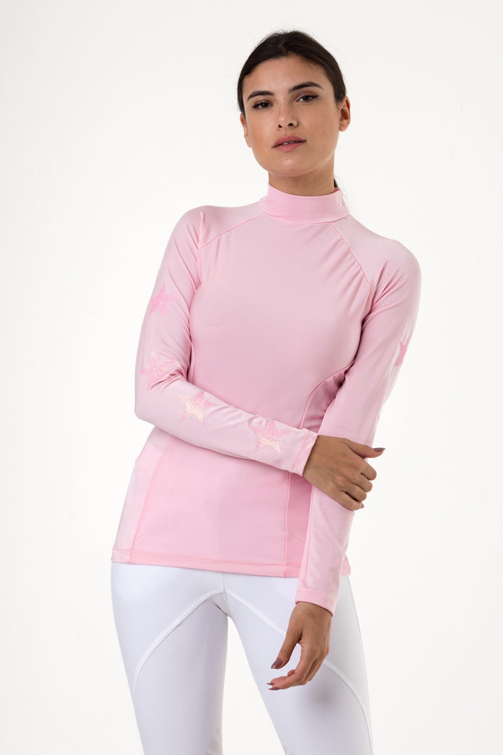 Baby Pink Understated riding Base layer 
